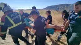 Emekli Öğretmen Uçurumdan Düştü