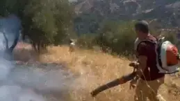Aydın’da Yangın 2 Saatte Kontrol Altına Alındı